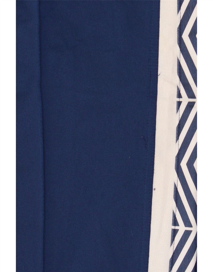 Calça de treino masculina UMBRO XL azul marinho colorblock poliéster