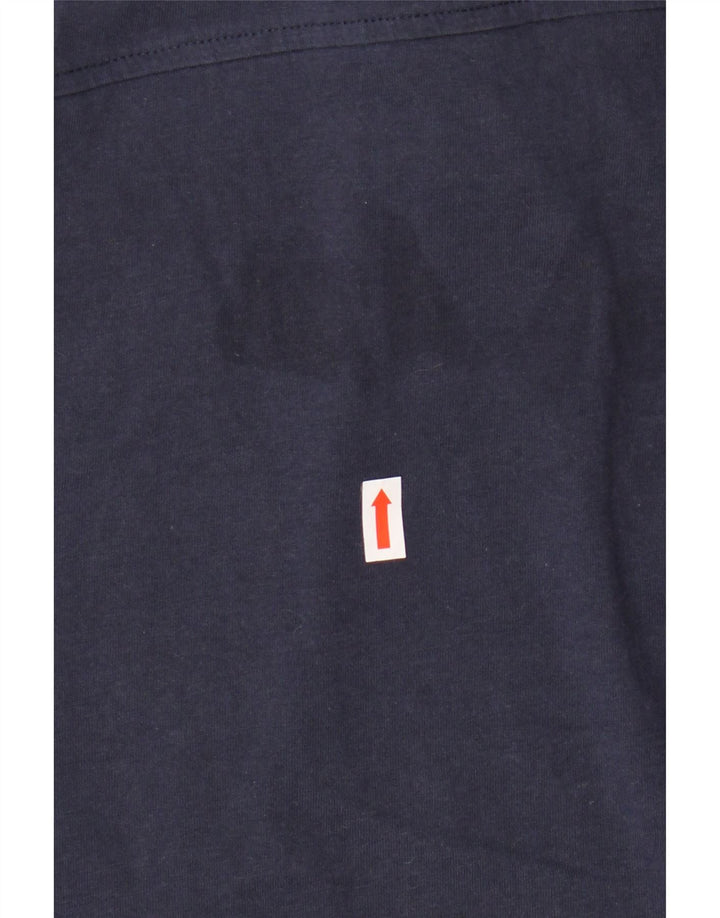 Camisa polo masculina JACK & JONES grande algodão azul marinho