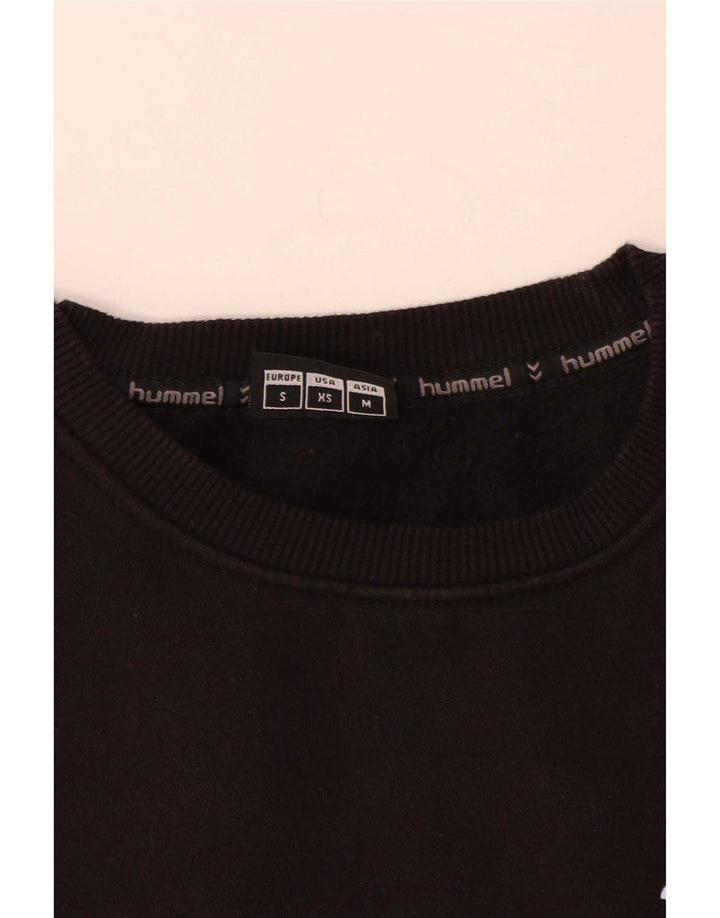 Hummel moletom masculino jumper pequeno algodão preto