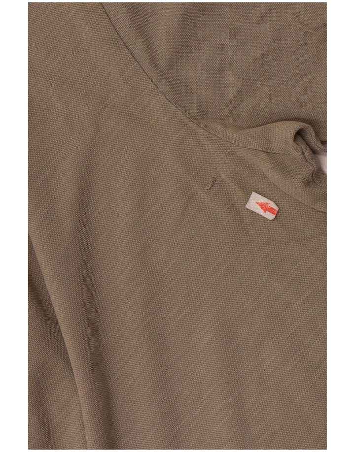 Camisa polo masculina Napapijri pequena cinza