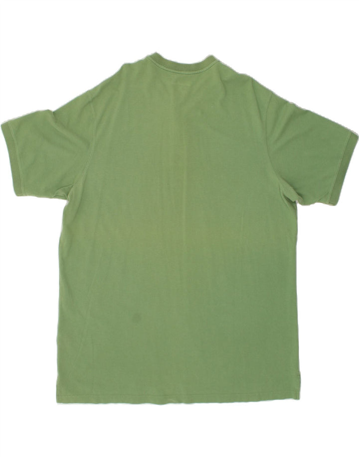 EDDIE BAUER Mens T-Shirt Top 2XL Green Cotton Vintage Eddie Bauer and Second-Hand Eddie Bauer from Messina Hembry 