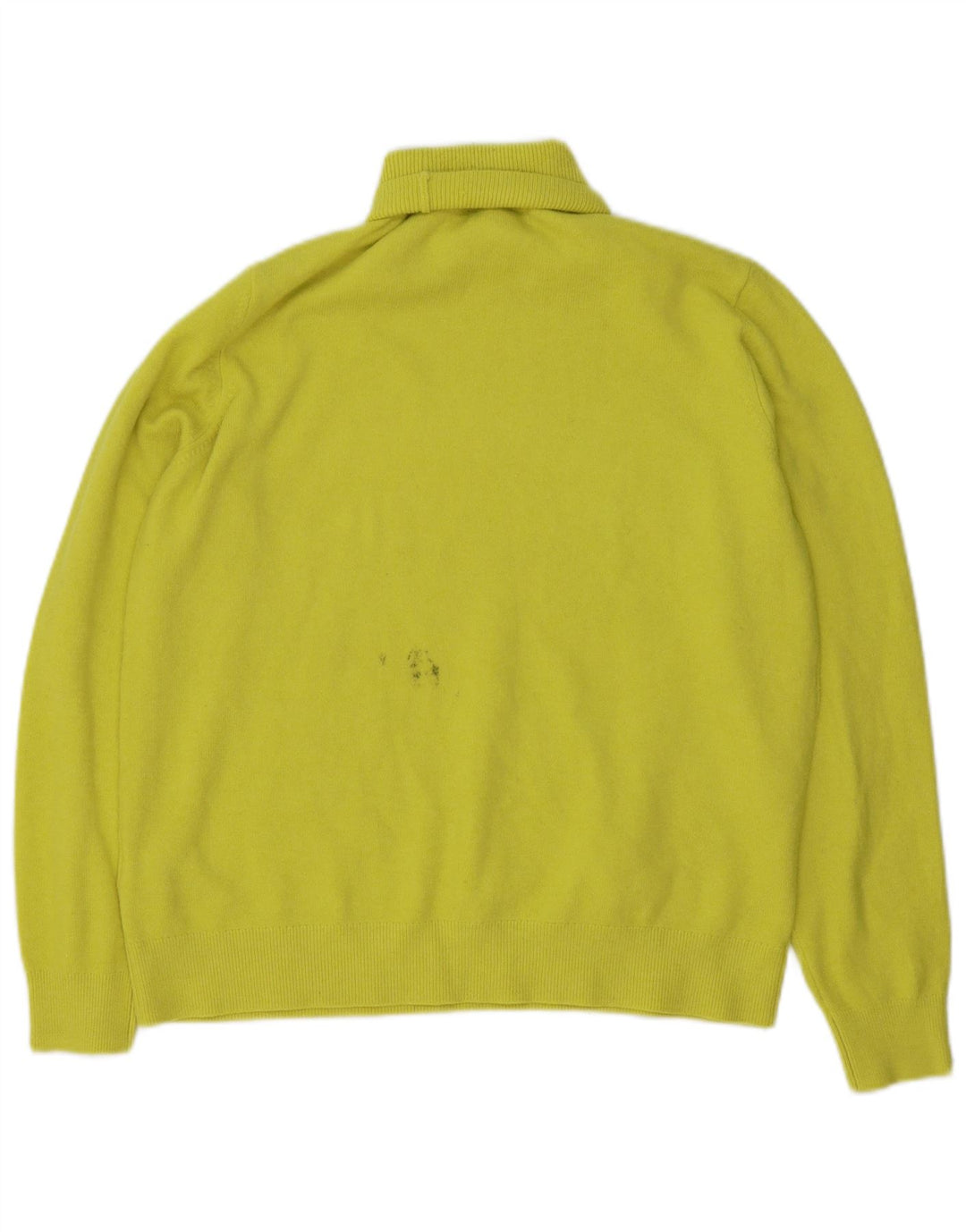 Suéter masculino Marks & Spencer com gola redonda em poliéster verde médio