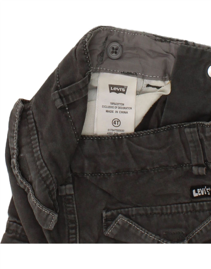LEVI'S Boys Cargo Shorts 3-4 Years W22  Grey Cotton Vintage Levi's and Second-Hand Levi's from Messina Hembry 