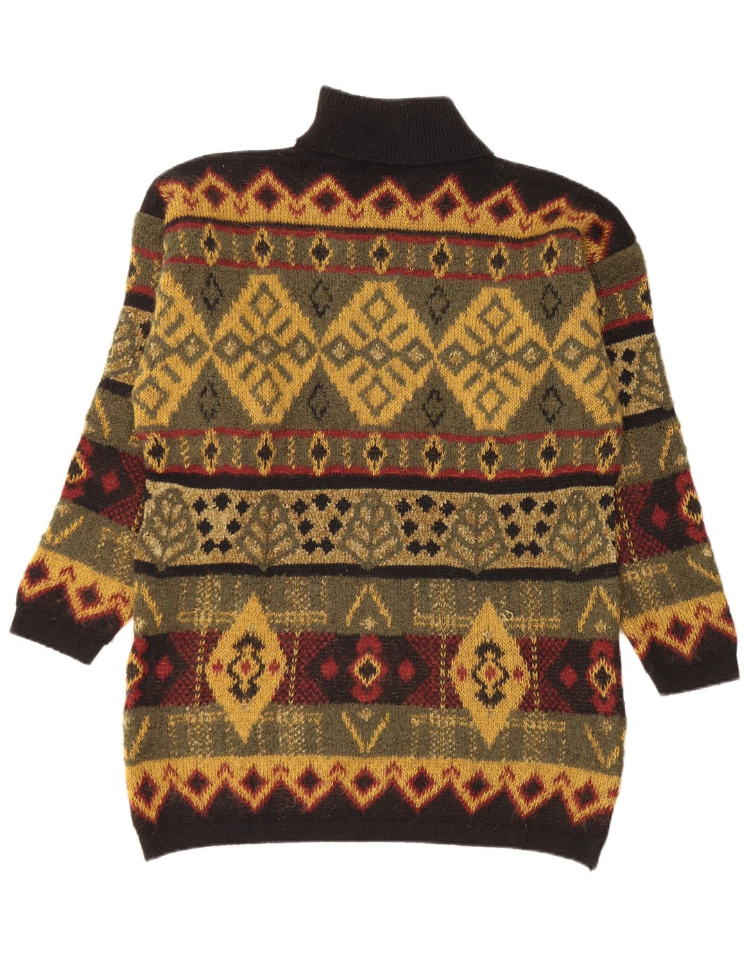 Suéter feminino MARKS & SPENCER com gola redonda tamanho 14 grande cáqui