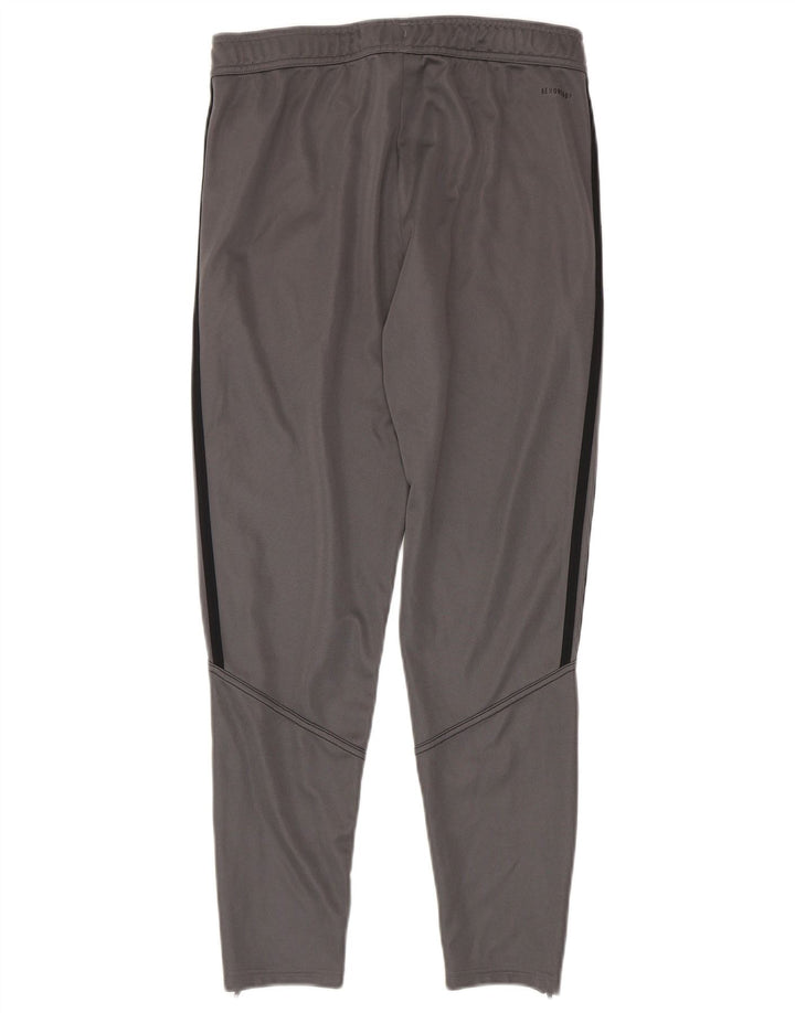 Adidas Mens Aeroready Calças de treino cinza médio poliéster
