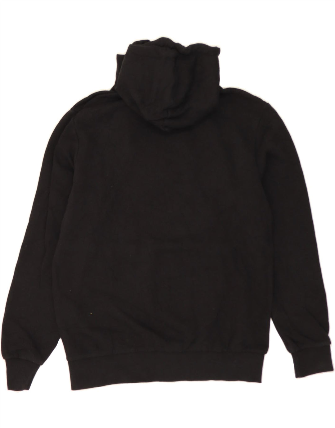 JACK & JONES Mens Graphic Hoodie Jumper Large Black Cotton Vintage Jack & Jones and Second-Hand Jack & Jones from Messina Hembry 