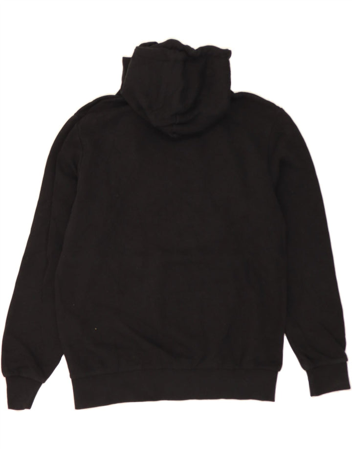 JACK & JONES Mens Graphic Hoodie Jumper Large Black Cotton Vintage Jack & Jones and Second-Hand Jack & Jones from Messina Hembry 