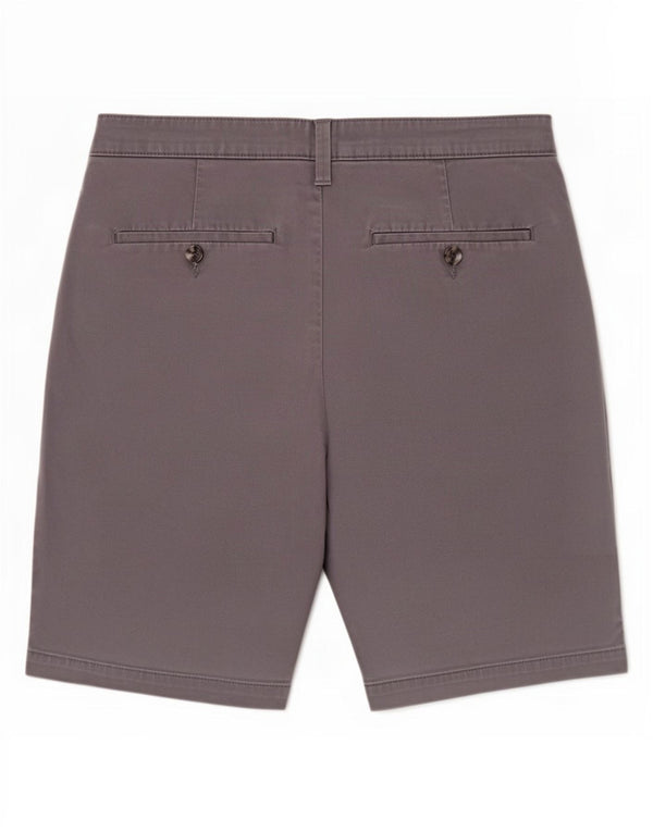 Marks & Spencer Mens Chino Shorts W30 Medium Grey Cotton