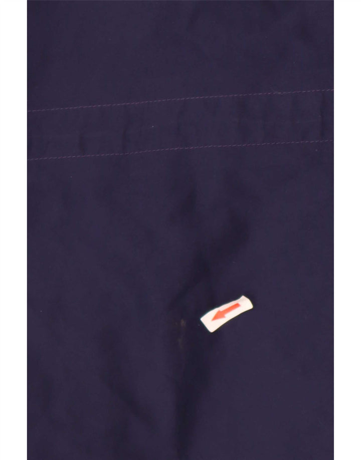 Jaqueta de chuva feminina com capuz Berghaus UK 12 poliéster azul marinho médio