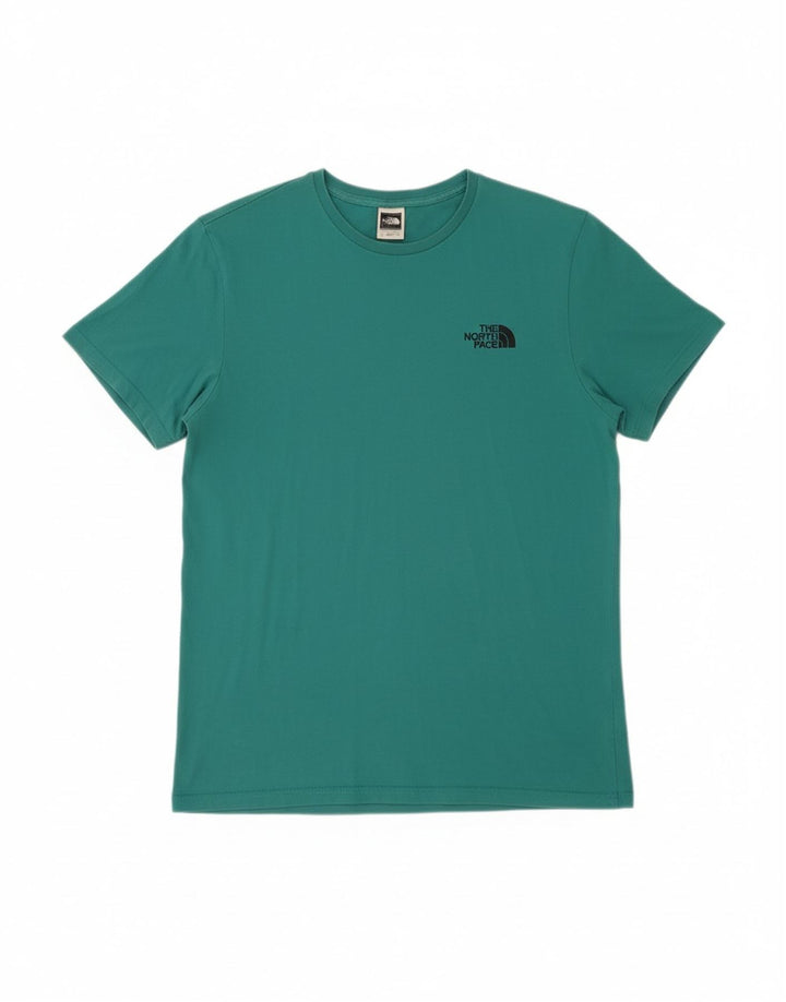 Camiseta masculina THE NORTH FACE Top algodão verde médio