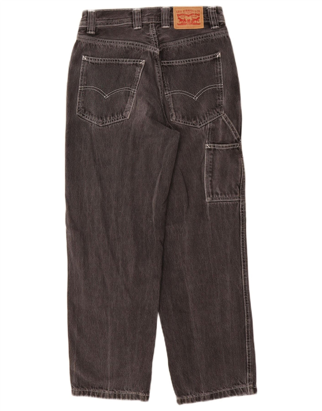 Jeans feminino Cargo Tapered Levi's W25 L26 algodão cinza