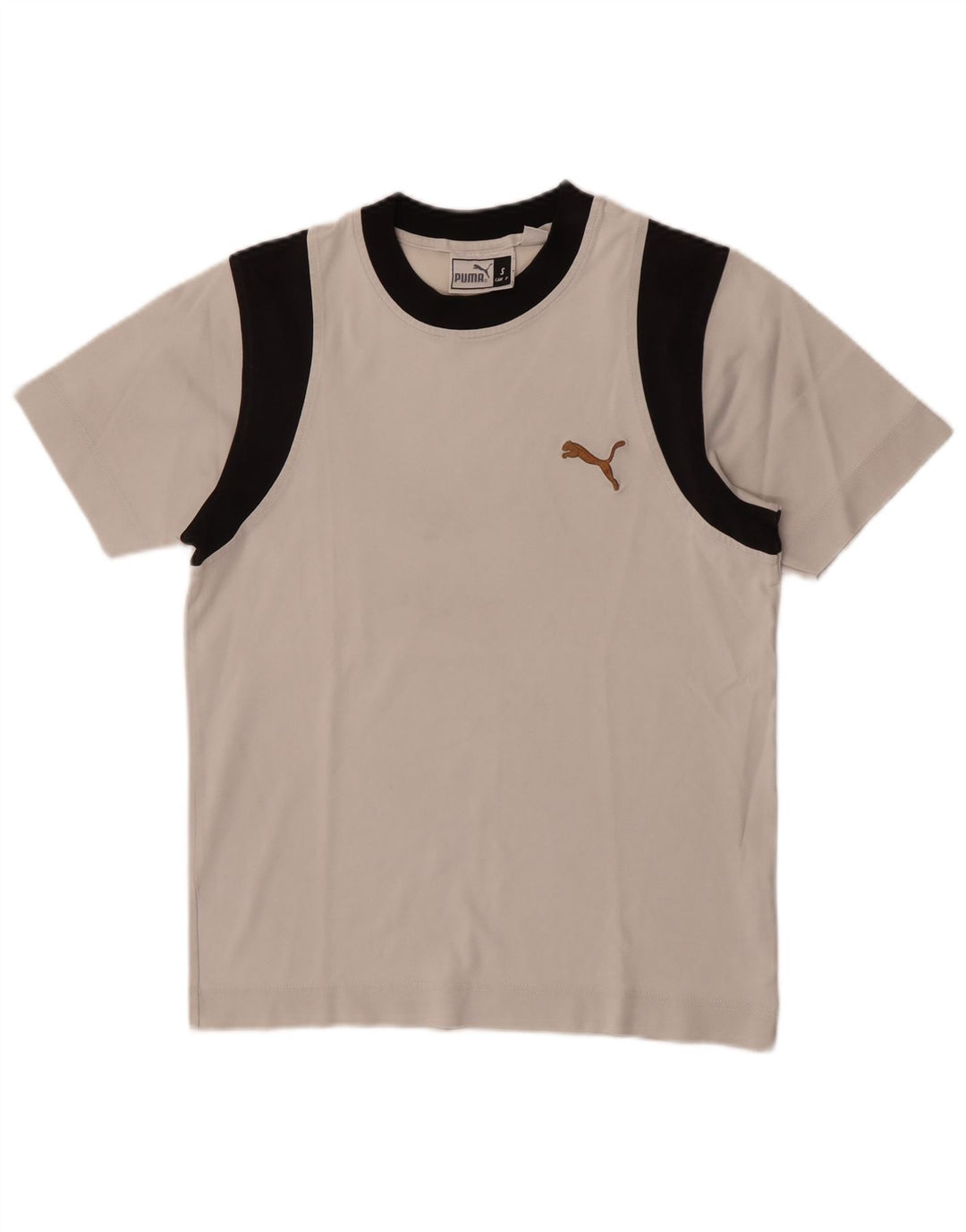Camiseta masculina Puma Top Small White Colorblock
