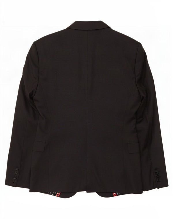 Hugo Boss Mens Jaqueta Blazer de 2 Botões EU 44 XS Preto
