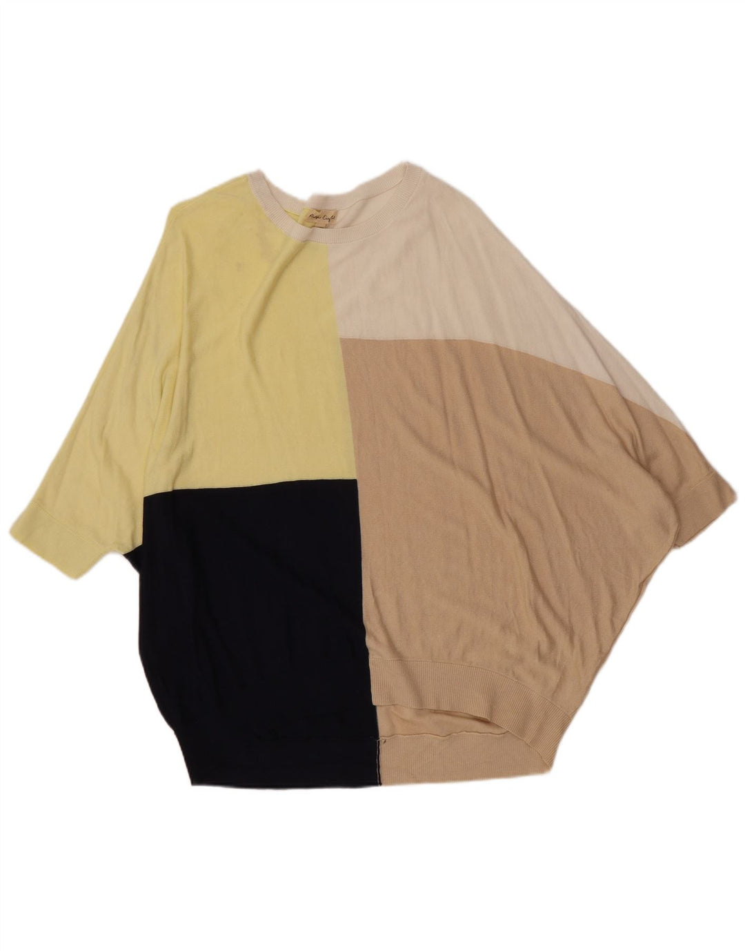 Suéter feminino PHASE EIGHT com gola canoa UK 14 médio multicolorido