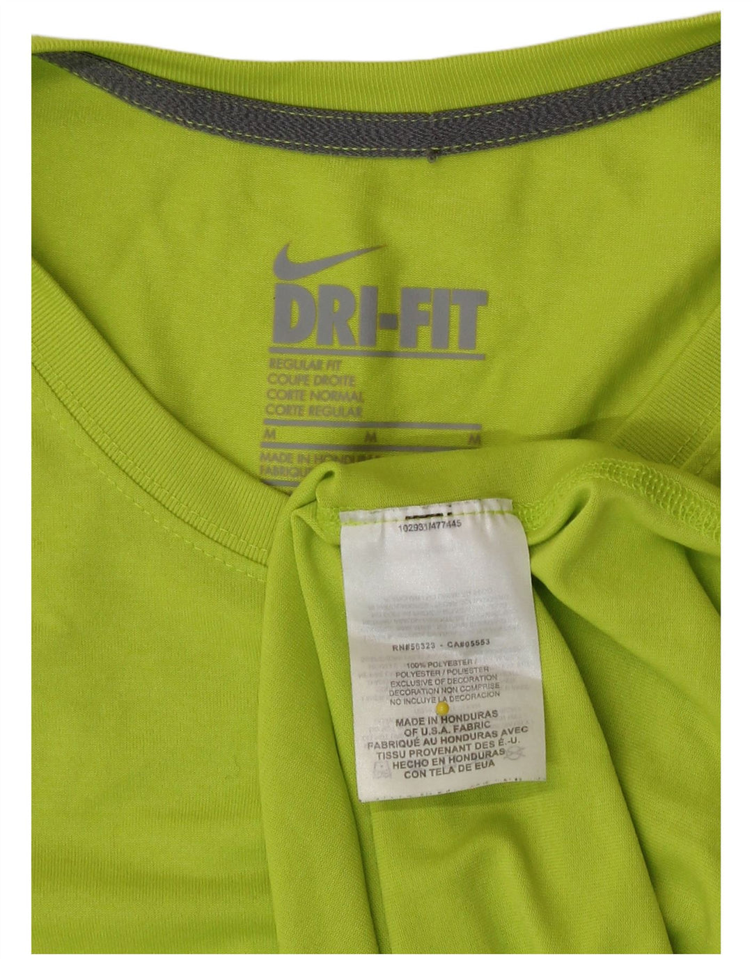 Nike Womens Dri Fit Regular Fit Top Manga Longa Reino Unido 14 Médio Verde