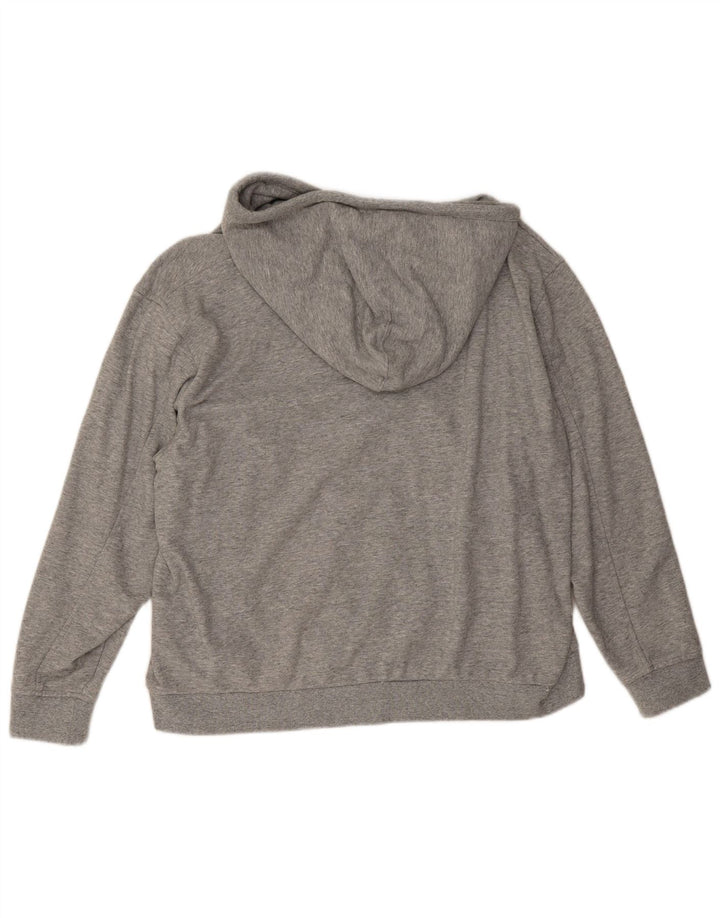 Moletom com capuz masculino Levi's grande algodão manchado cinza