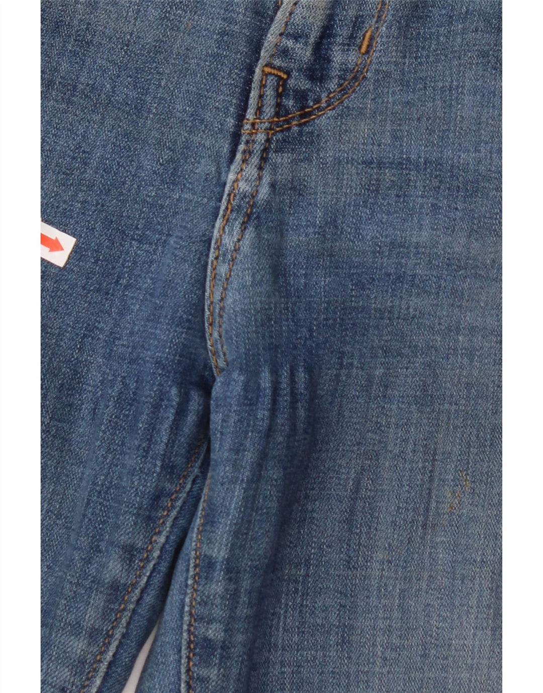 Calça jeans feminina LEVI'S 721 cintura alta skinny W25 L30 azul algodão