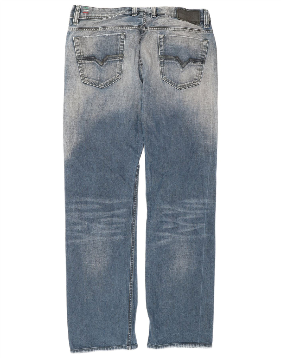 Jeans retos masculinos Diesel W33 L34 algodão azul