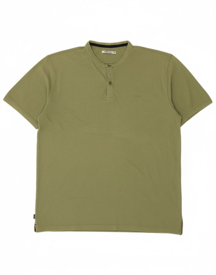 Camiseta masculina SORBINO Top 2XL algodão verde