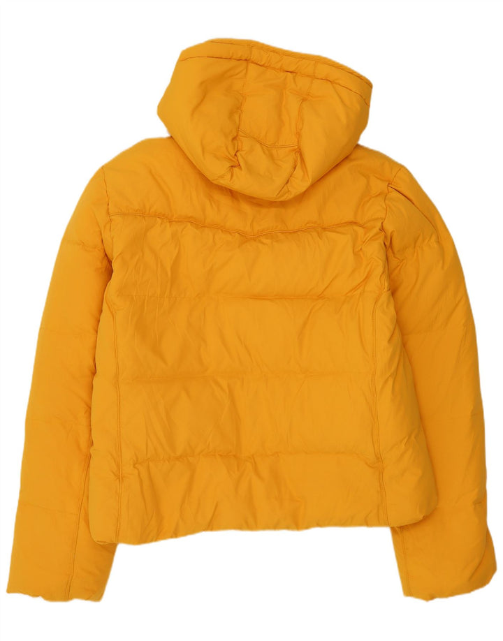 Jaqueta feminina acolchoada com capuz Champion UK 18 XL amarelo poliéster