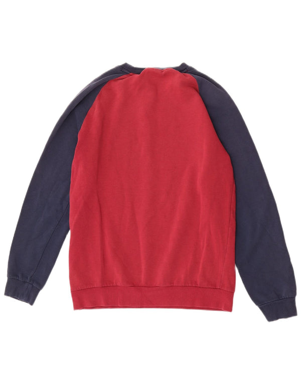 Camiseta Adidas Boys Three Stripes Graphic Top 13-14 Anos Vermelho Colorblock