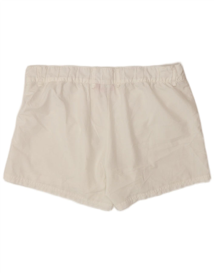 Shorts casuais femininos PUMA UK 16 grande W34 branco