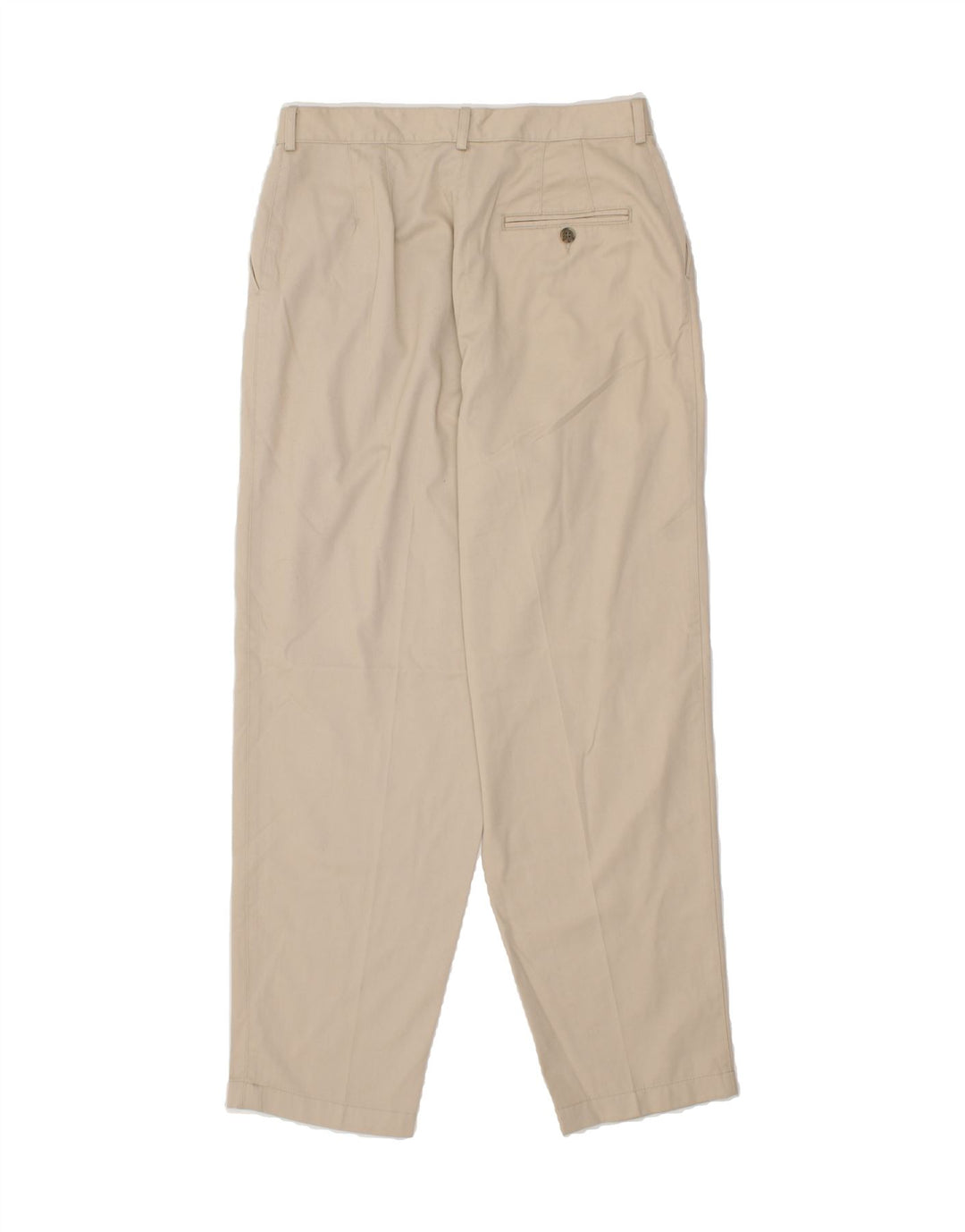 L.L.BEAN Womens Pegged Chino Trousers US 12 Large W30 L30 Beige Cotton Vintage L.L.Bean and Second-Hand L.L.Bean from Messina Hembry 