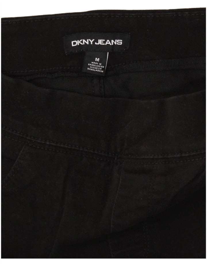 Shorts jeans feminino Dkny médio W30 algodão preto