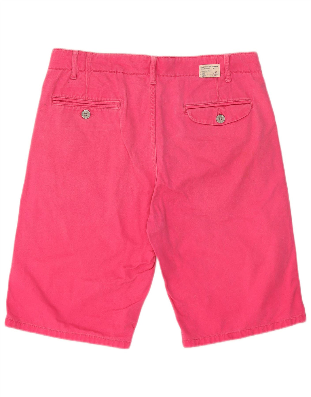 Tommy Hilfiger Mens Chino Shorts W30 Médio Algodão Rosa