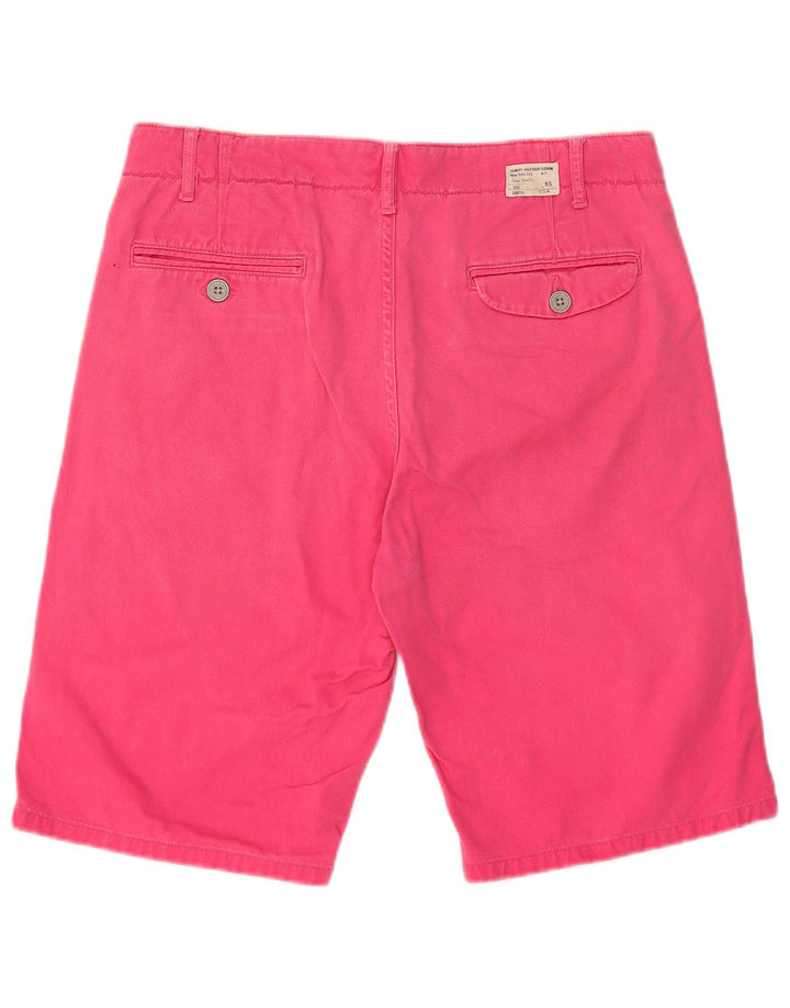 Tommy Hilfiger Mens Chino Shorts W30 Médio Algodão Rosa