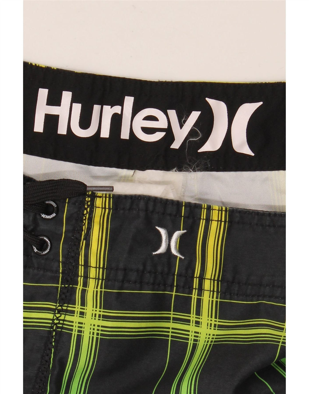 Shorts de natação masculino Hurley XL xadrez multicolorido