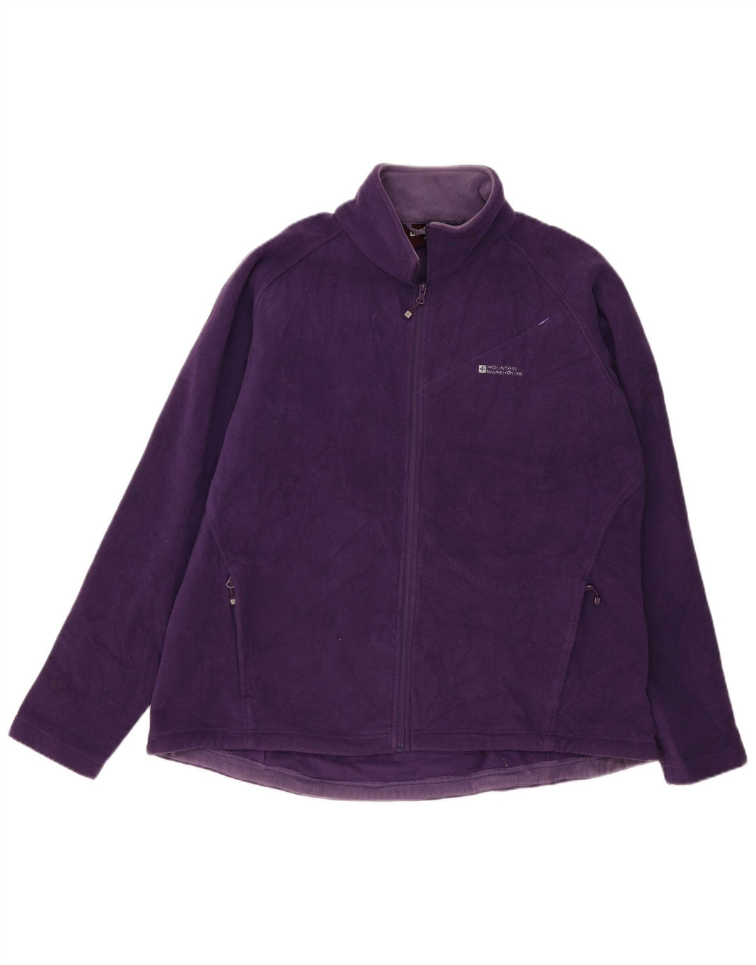 Poliéster roxo Reino Unido 22 3XL do revestimento do velo das mulheres do armazém da montanha