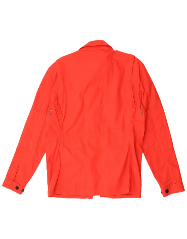 Jaqueta militar masculina Tommy Hilfiger Reino Unido 40 grande algodão vermelho