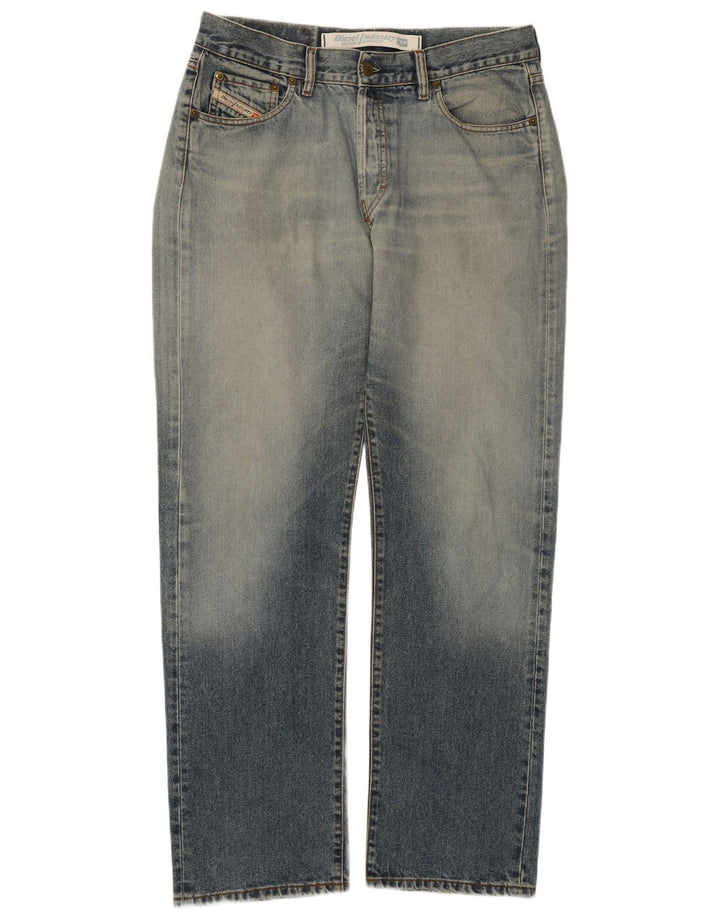 Jeans retos masculinos diesel desgastados W34 L31 algodão azul