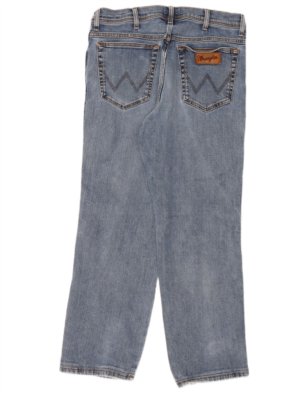 Wrangler Masculino Texas Straight Jeans W36 L29 Azul Algodão