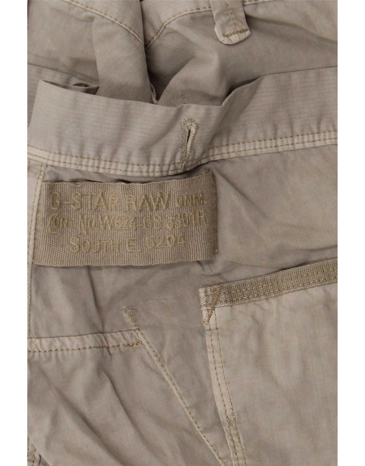 Calça cargo reta masculina G-Star W32 L30 cinza