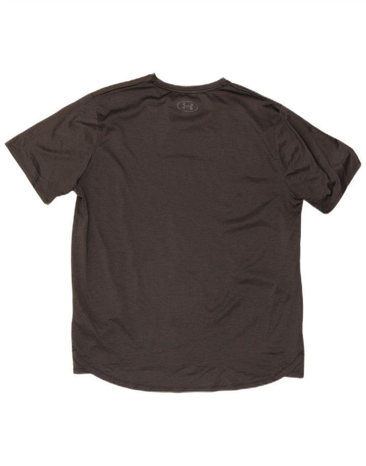 Camiseta masculina UNDER ARMOUR grande poliéster cinza