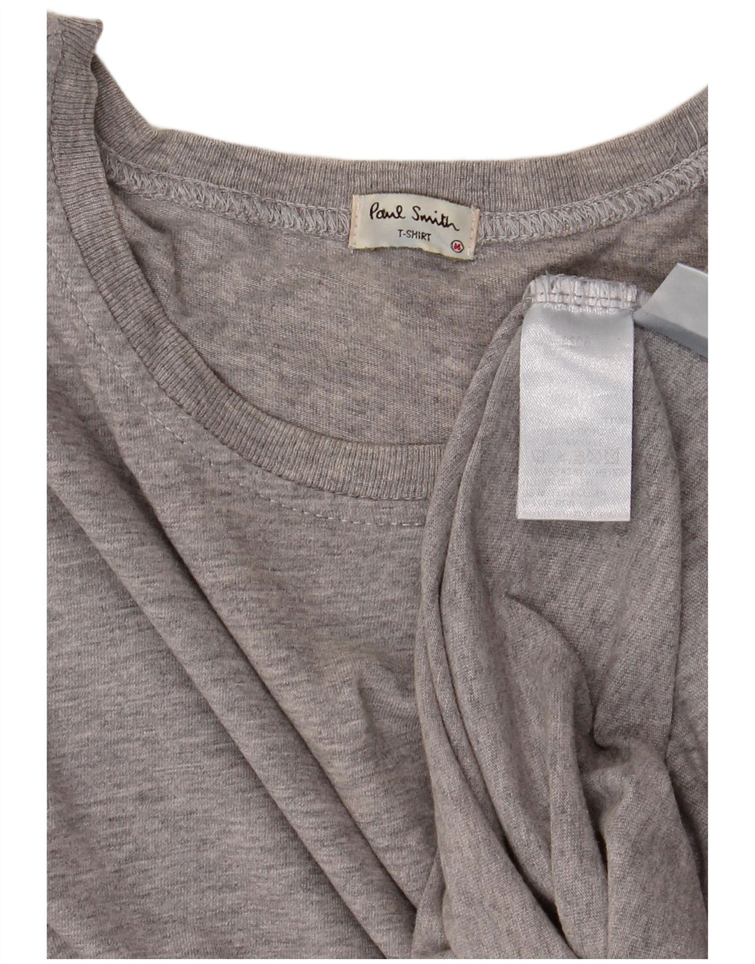Camiseta masculina Paul Smith de algodão cinza médio