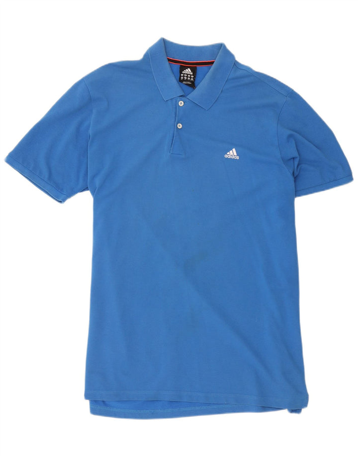 Adidas Mens Climalite Polo Shirt 2XL Azul Algodão