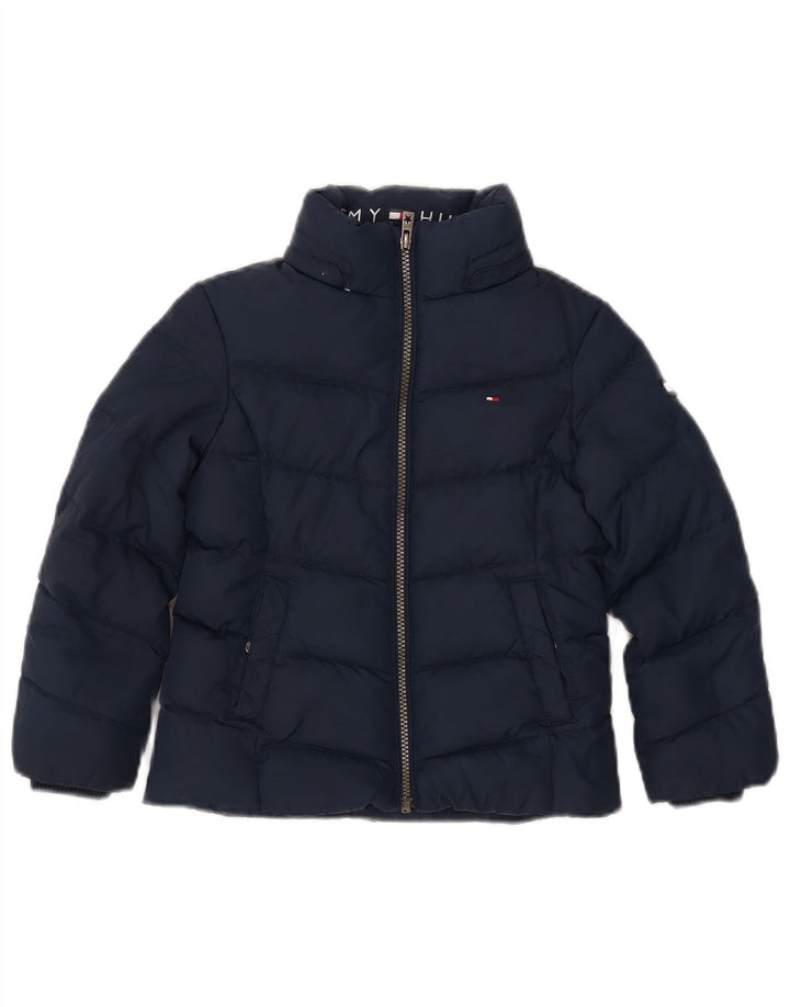 Jaqueta acolchoada masculina Tommy Hilfiger 5-6 anos azul marinho poliéster