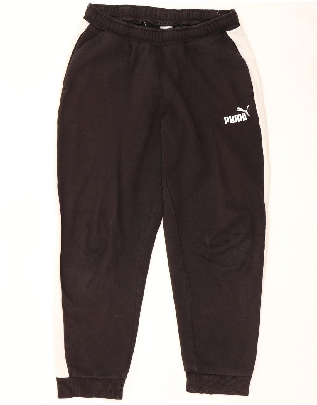Calça esportiva masculina Puma Crop Joggers médio preto colorblock