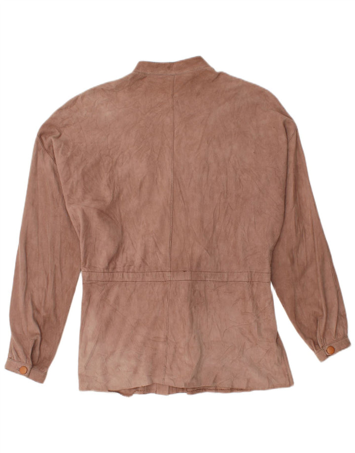 Blusa feminina VINTAGE camurça camurça EU 44 XL marrom