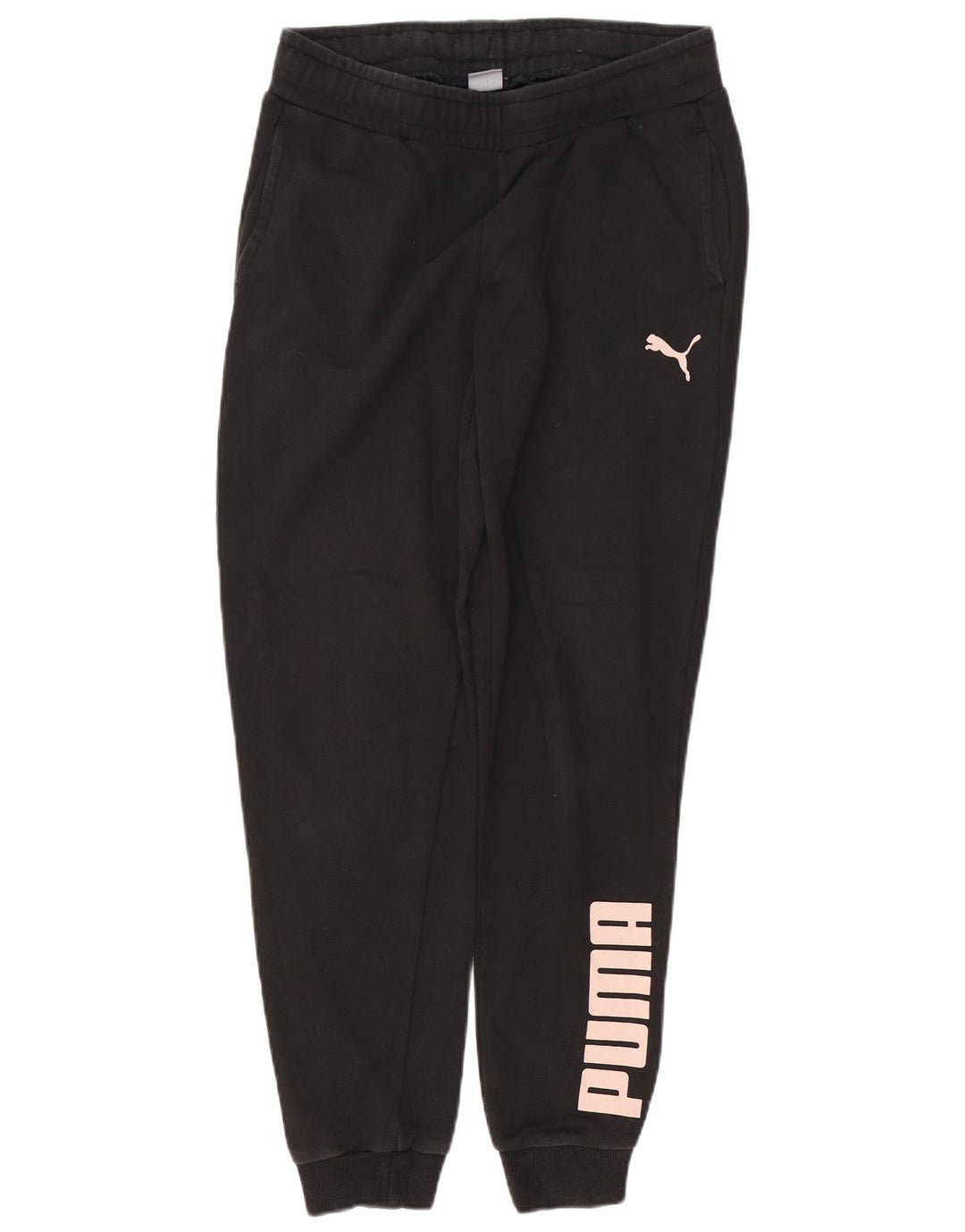 Calça esportiva feminina PUMA Graphic Joggers UK 14 médio preto