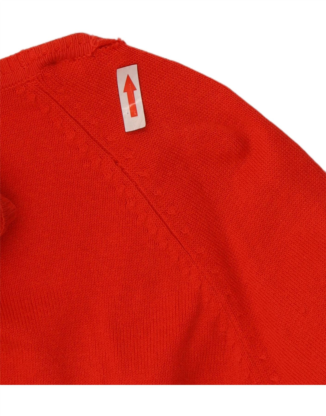 Suéter cardigã feminino Zara Reino Unido 12 algodão vermelho médio