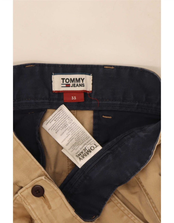 Shorts Chino Masculino Tommy Hilfiger W33 Algodão Bege Médio