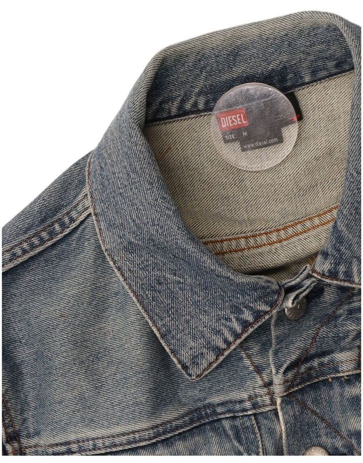 DIESEL Womens Denim Jacket UK 14 Medium Blue