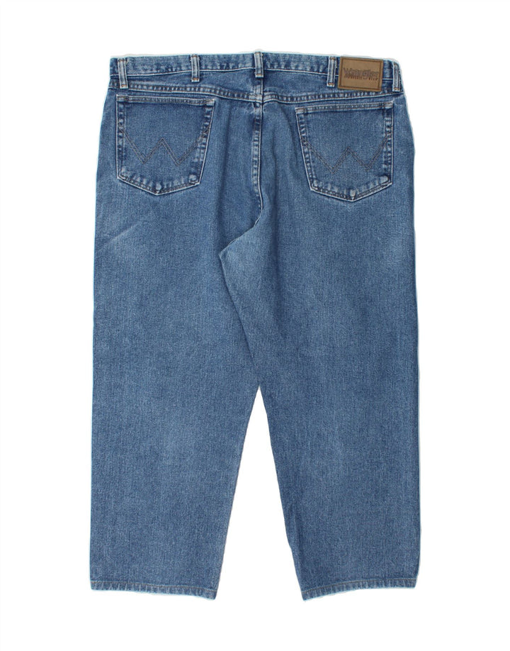 WRANGLER Mens Loose Fit Cropped Jeans  W40 L24 Blue Cotton Vintage Wrangler and Second-Hand Wrangler from Messina Hembry 