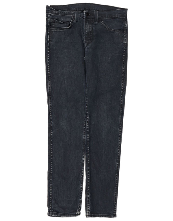 Levi's Masculino 511 Slim Jeans W31 L32 Azul Marinho Algodão