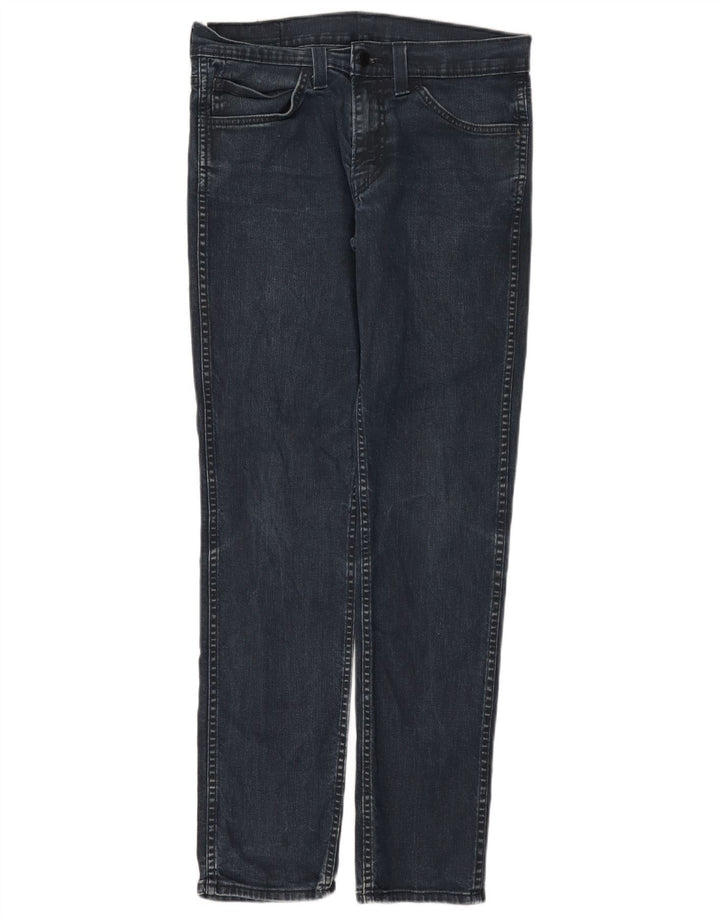 Levi's Masculino 511 Slim Jeans W31 L32 Azul Marinho Algodão