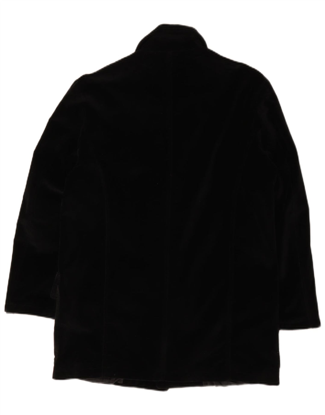 Jaqueta utilitária masculina vintage de veludo IT 46 algodão preto pequeno